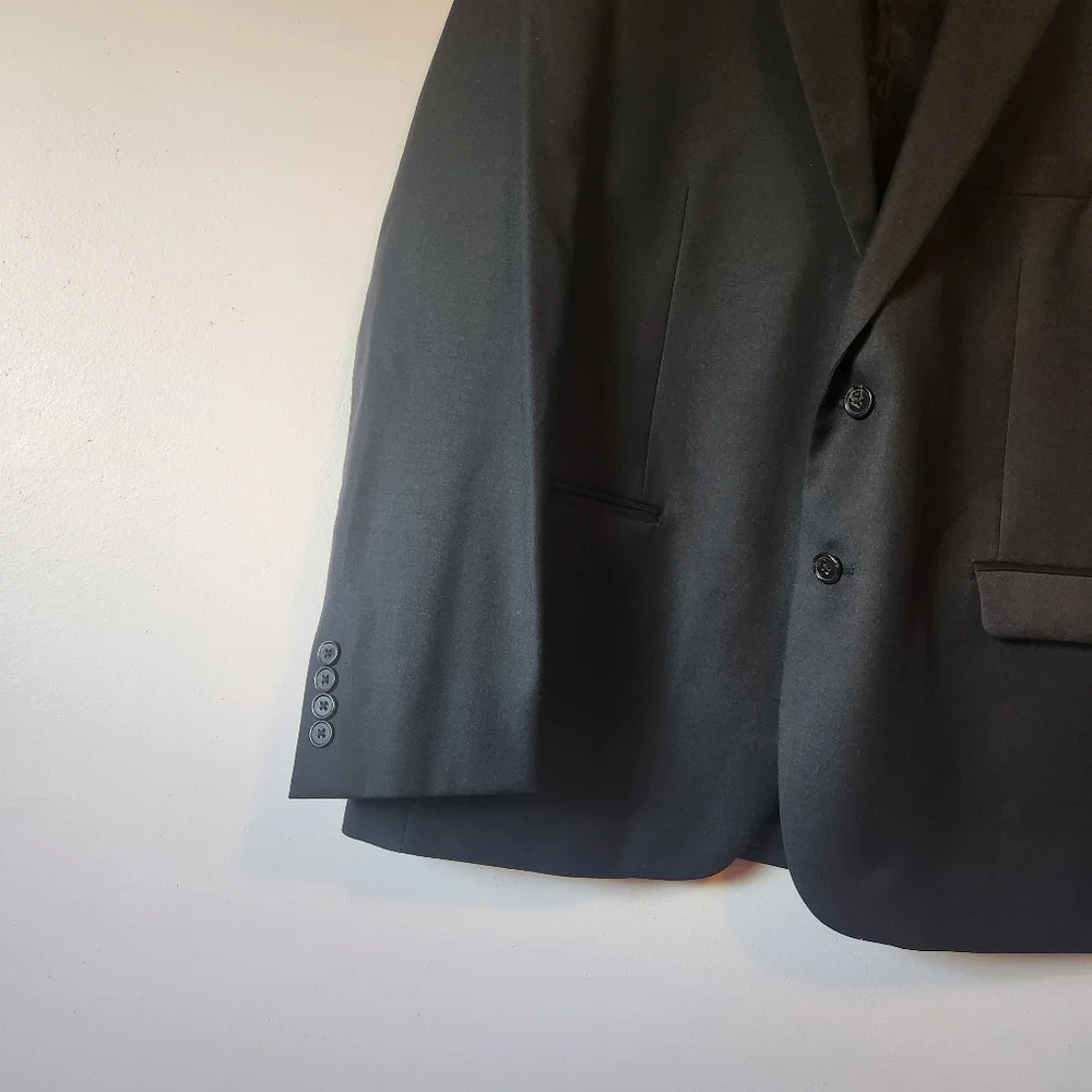 Lauren Ralph Lauren Men's Black Wool Blend Suit Jacket Size 42S EUC - Picture 2 of 6